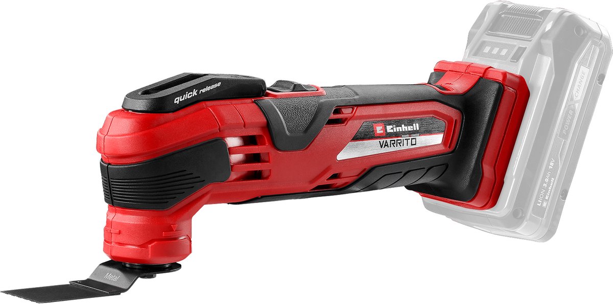 Einhell Varrito akku multifunktionsværktøj 18V u/batteri og lader