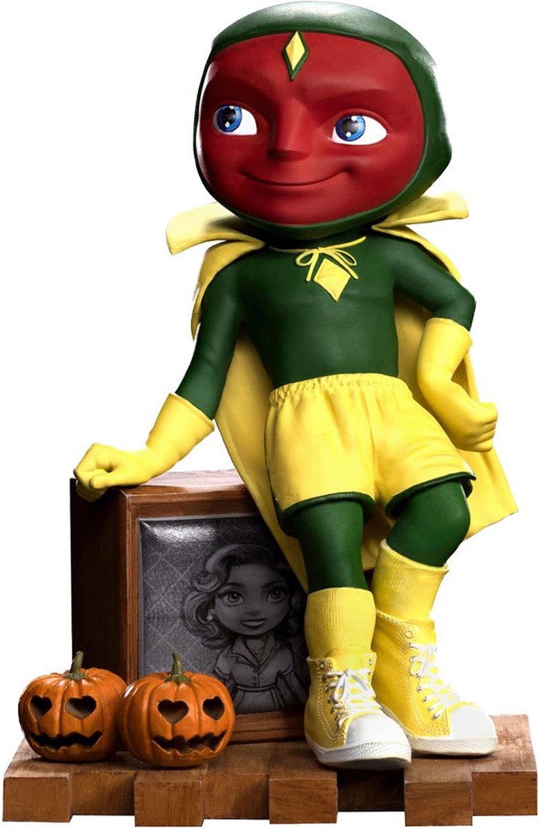 Iron Studios - MiniCo Figurines: Wandavision - Vision (Halloween Version) - Figur