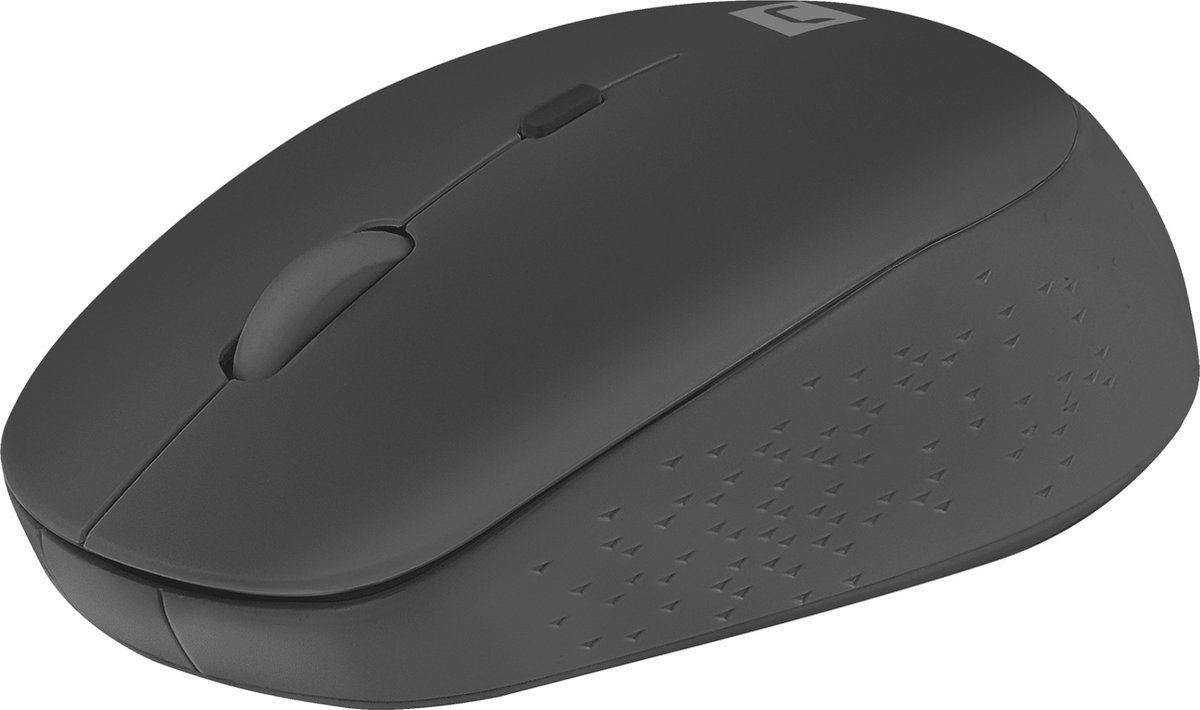 Natec Harrier 2 - mouse - 2.4 GHz Bluetooth 5.1 - black - Mus - Optisk - 4 knapper - Sort