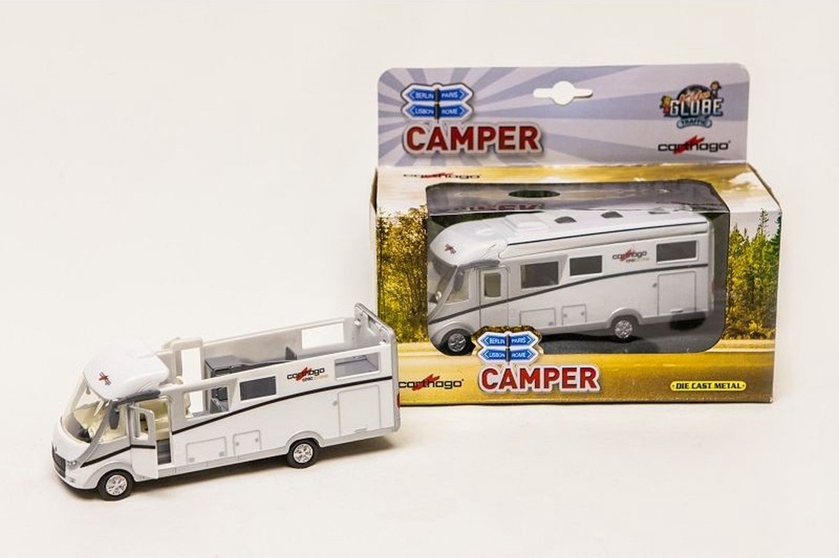 Kids Globe Die-cast Carthago Camper with Light 16cm