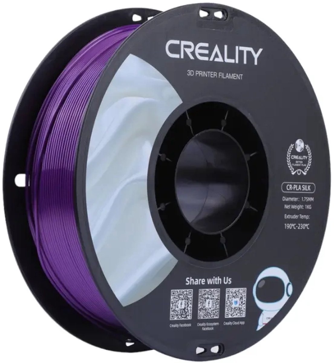 CREALITY 3D - purple - CR-Silk PLA filament