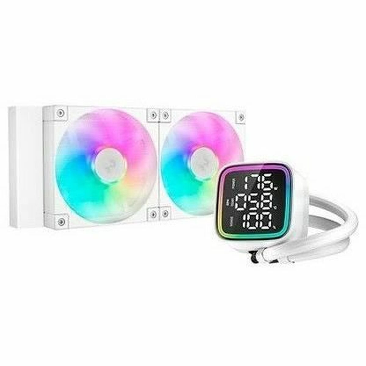 DeepCool LD240 Procesador Sistema de refrigeración líquida todo en uno 12 cm Blanco 1 pieza(s)