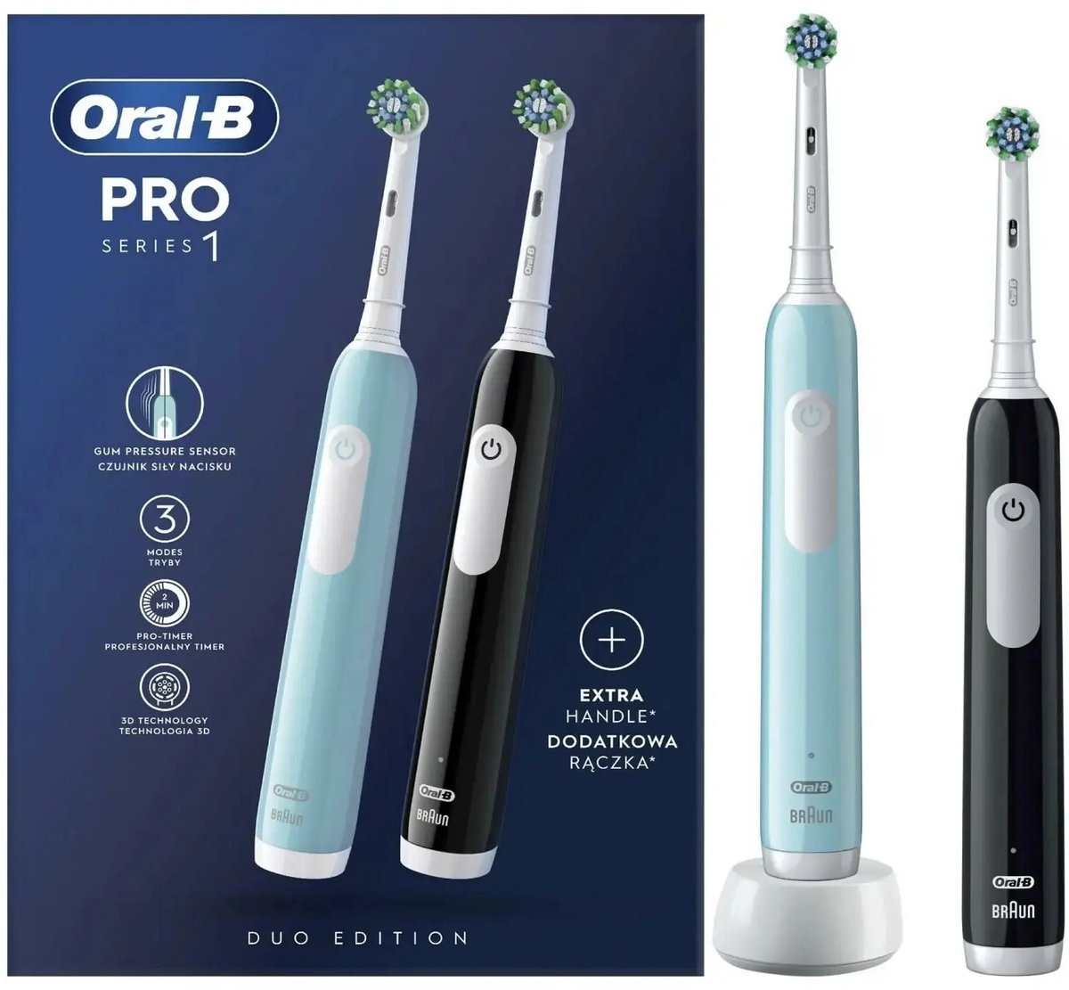 Cepillo de Dientes Eléctrico Braun PRO1 Duo Pack - Marca: Braun - EAN: 8006540789193
