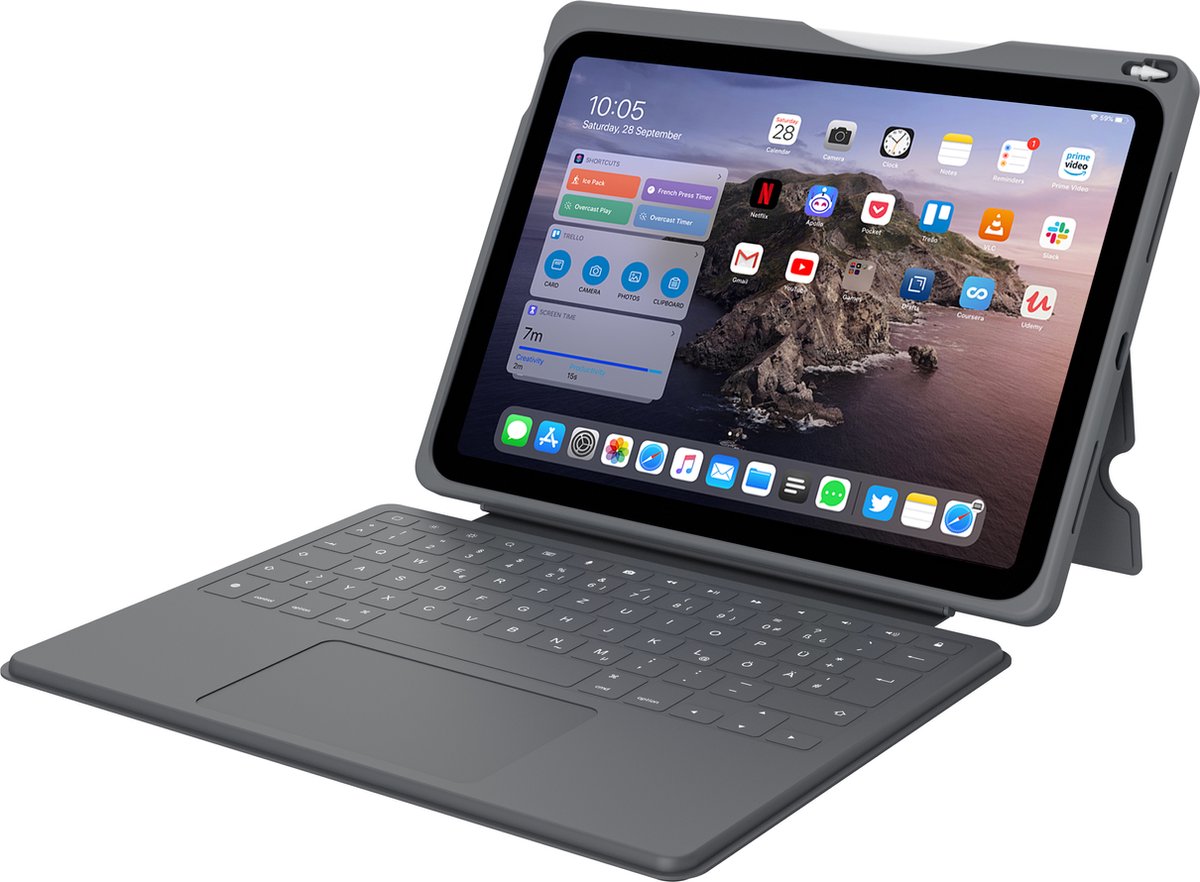 DEQSTER Smart Rugged Touch PLUS Keyboard for iPad 10.9" (10th Gen