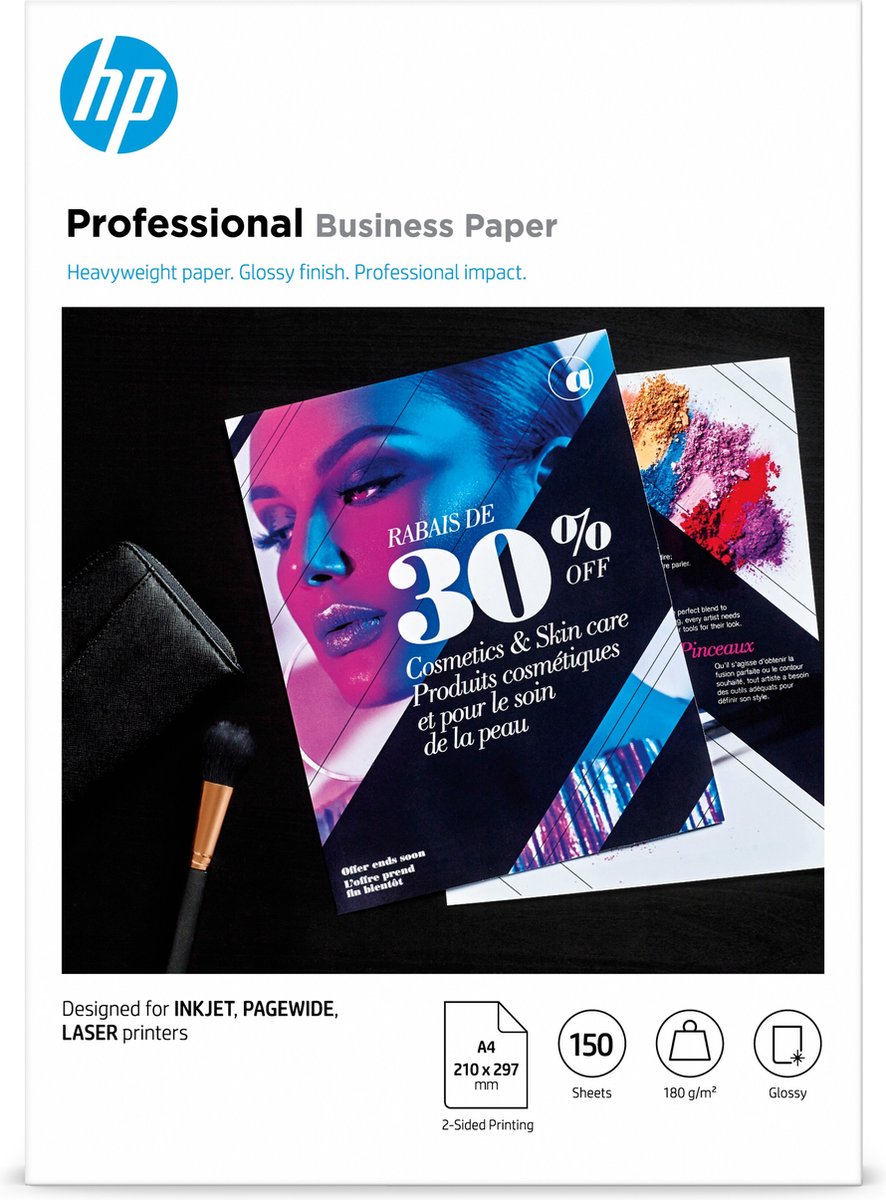 HP Professional Business Paper Glossy 180 g/m2 A4 (210 x 297 mm) 150 s