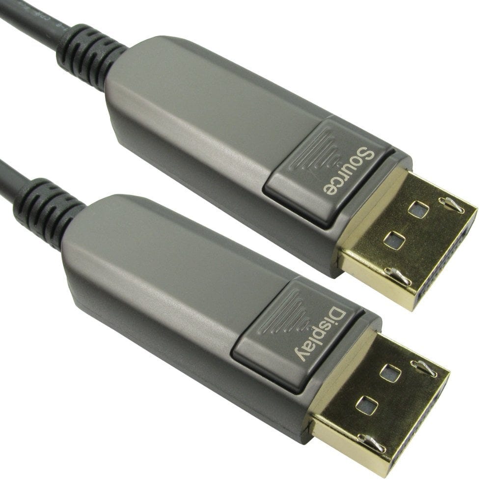 Cables Direct 10m Armoured DP 1.4 AOC