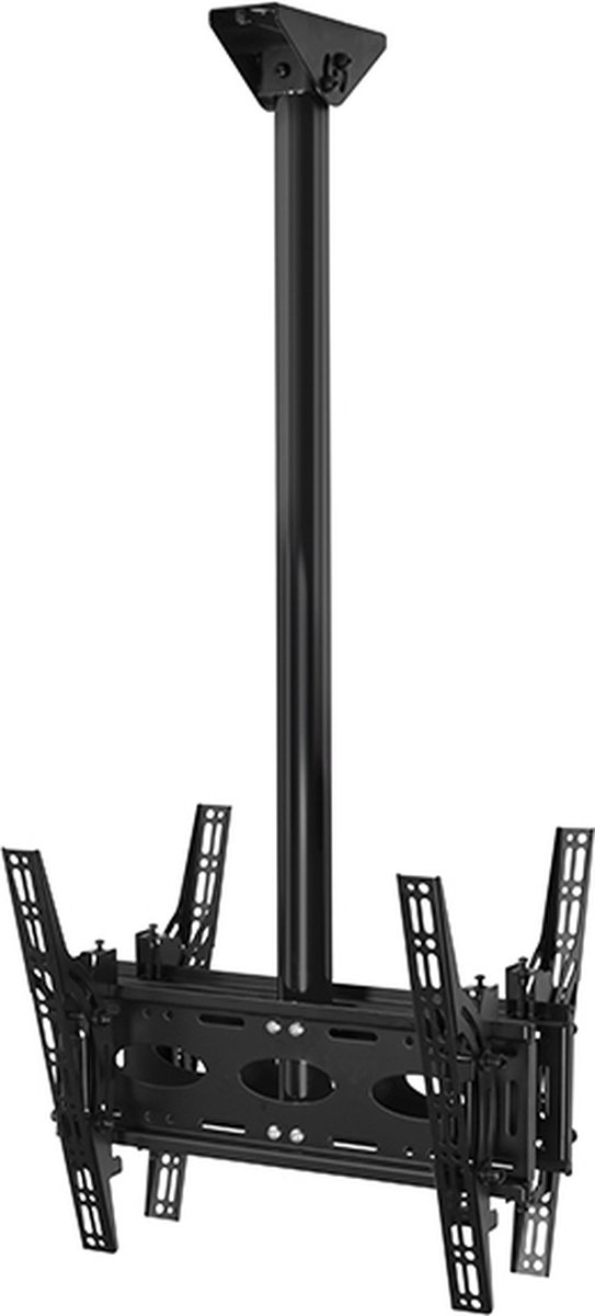 B-Tech Back-to-Back Universal Flat Screen Ceiling Mount with Tilt (VES