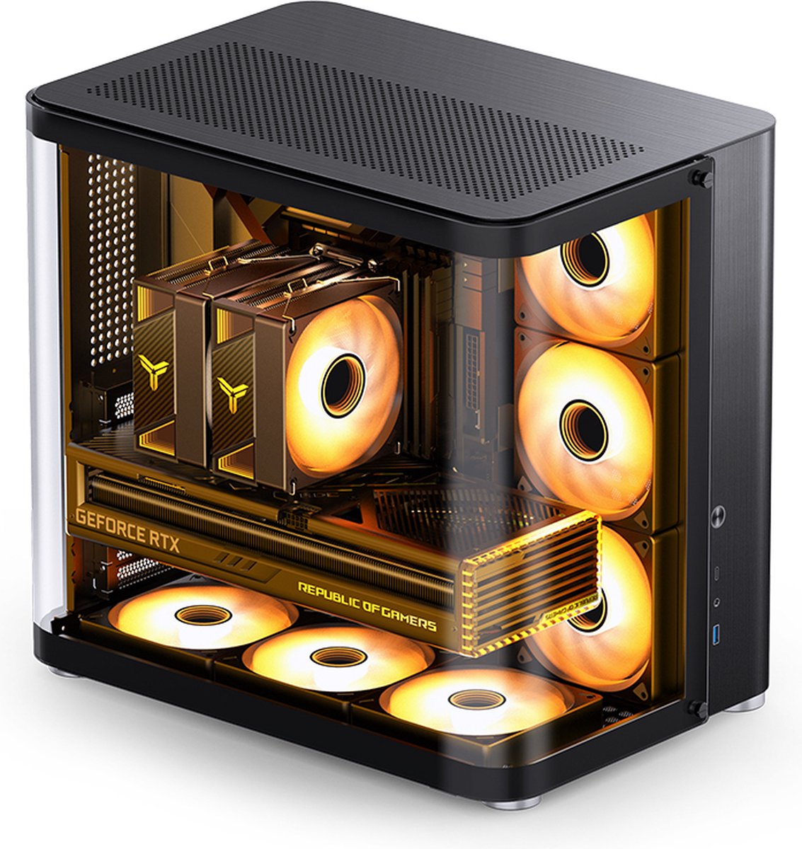 Jonsbo TK-2 2.0 Midi Tower Black