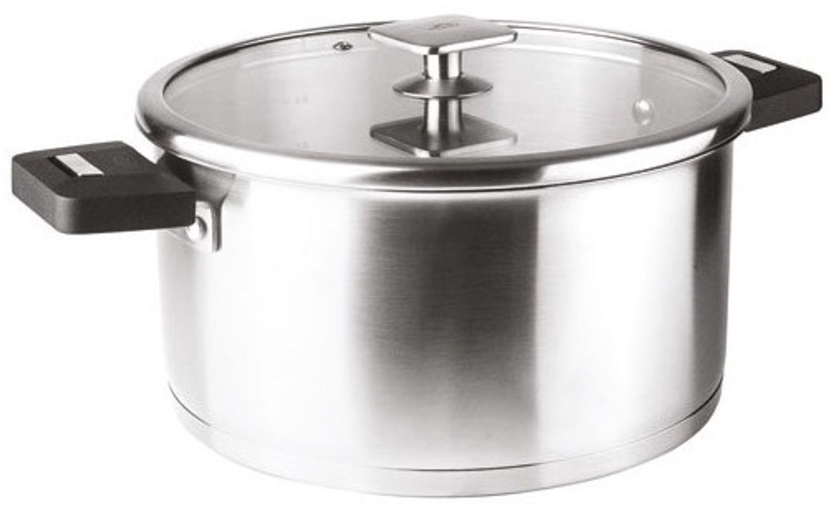 Ensemble LACOR de 3 casseroles + poignée Combi 56610