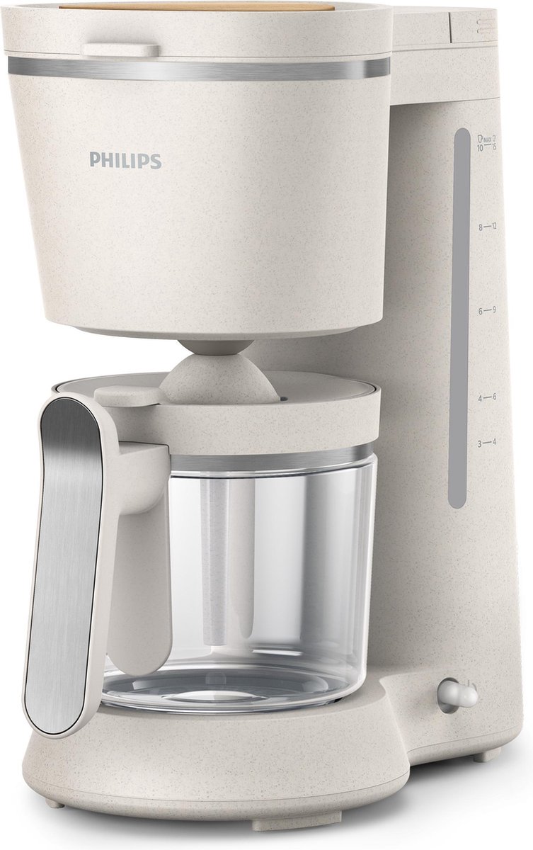 Cafetière filtre Philips Eco Conscious Édition HD5120/00 - crème