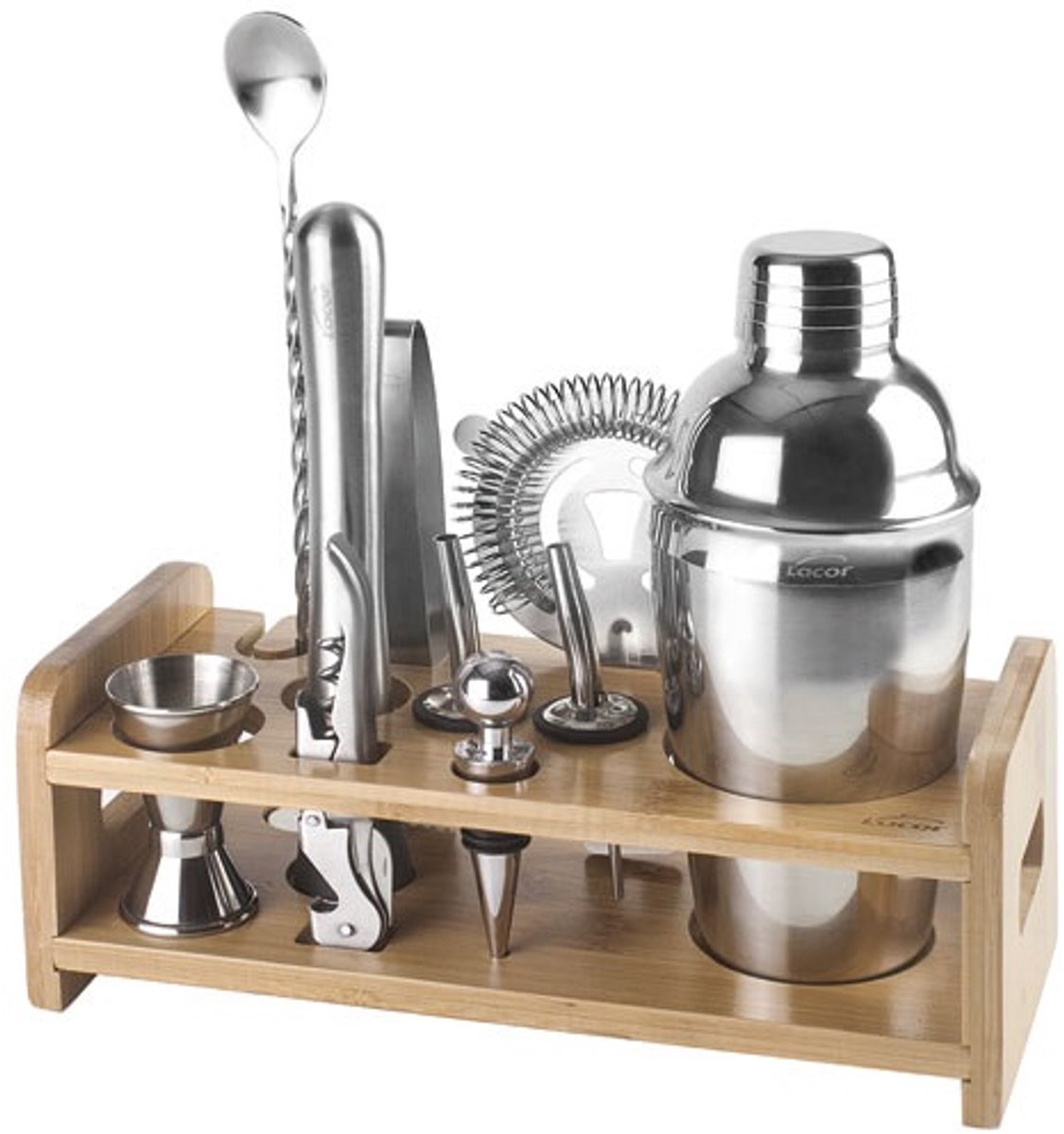 Conjunto de utensílios de bar LACOR Inox 62181