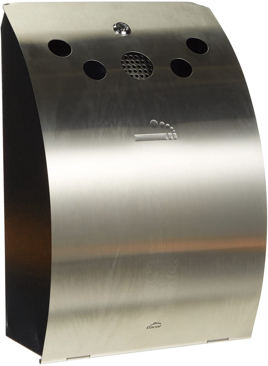 LACOR Cinzeiro de parede Inox 63341