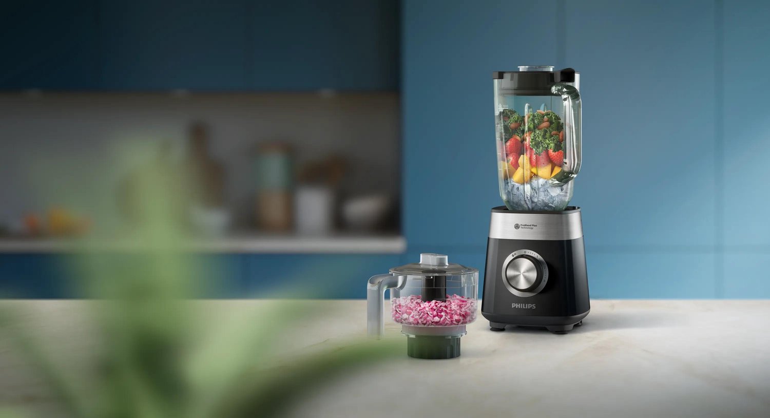 Blender Philips HR3032/00 série 5000 - 1200 W, 2 l, noir