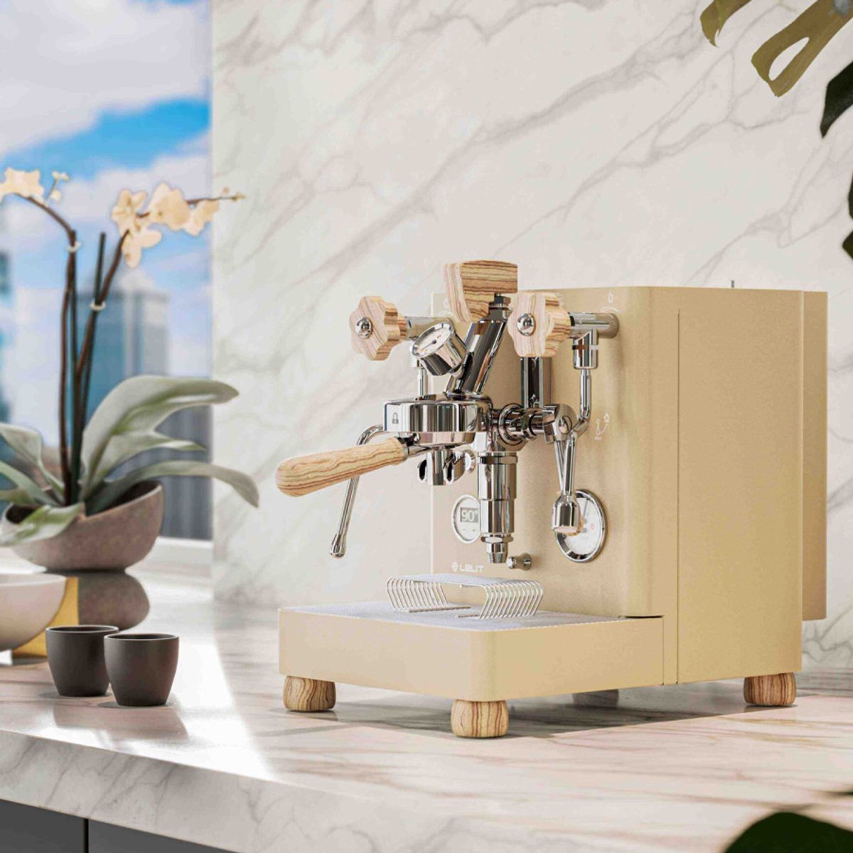 Machine expresso Lelit Bianca PL162T – édition limitée, or