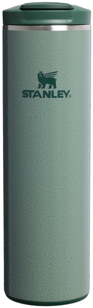 Mug isotherme Stanley Transit Fliptop Hammertone Green – 470 ml, vert