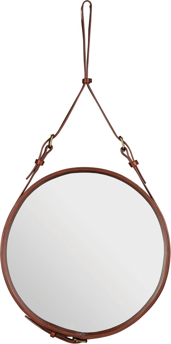 GUBI Miroir Adnet Circulaire S marron