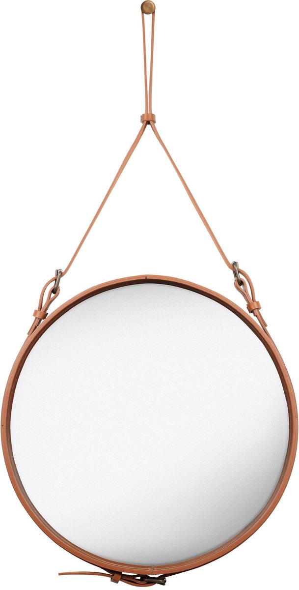 GUBI Miroir Adnet Circulaire M Marron