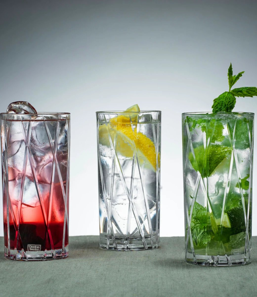 Orrefors Verre City High Ball Lot de 4 35 cl