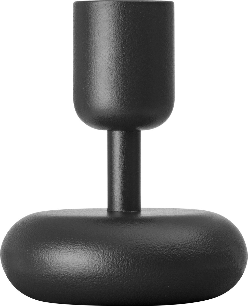 Iittala Bougeoir Nappula gris foncé petit 107 mm