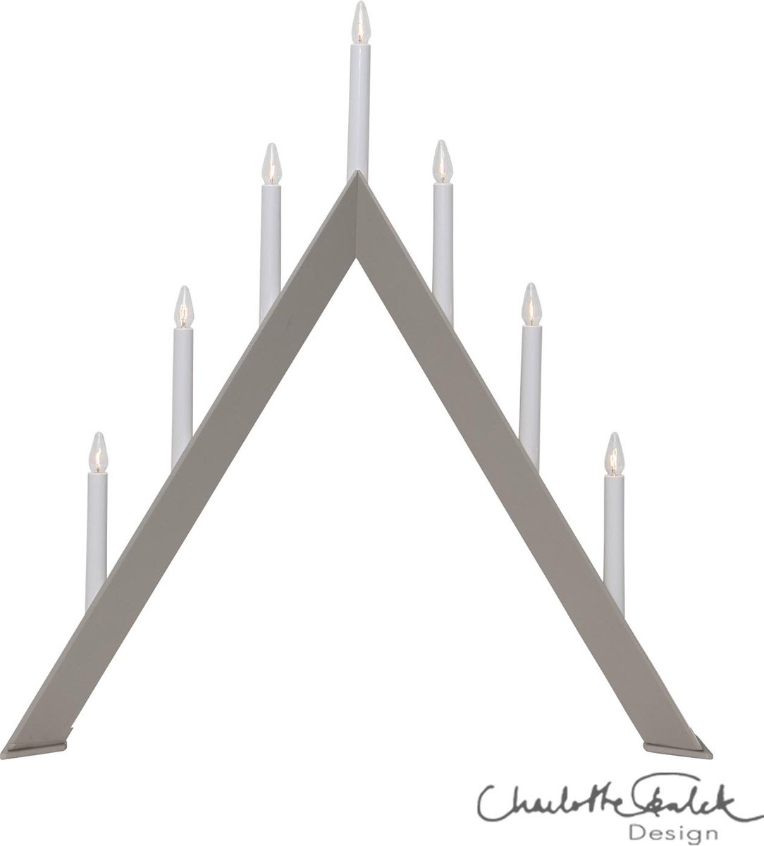 Star Trading Chandelier de l'Avent Arrow 64,5cm Beige