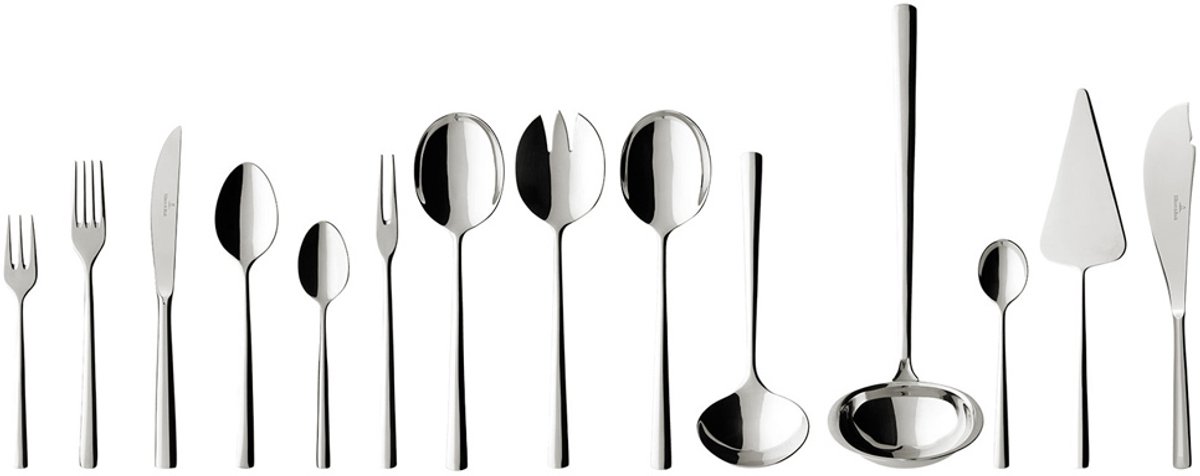 Villeroy & Boch Couverts Piemont 70 pièces Acier inoxydable