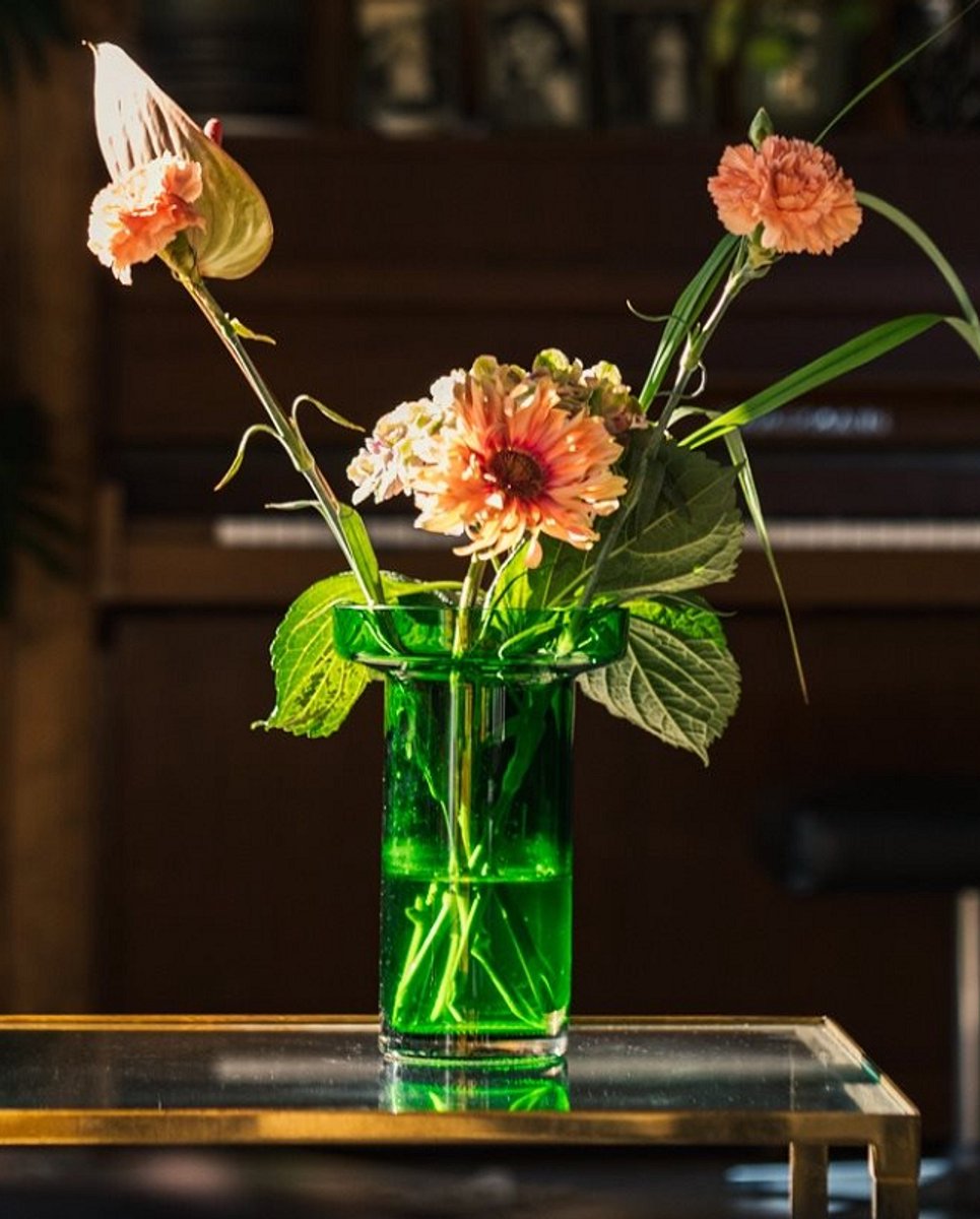 Kosta Boda Vase Limelight Rose 23cm Vert pomme
