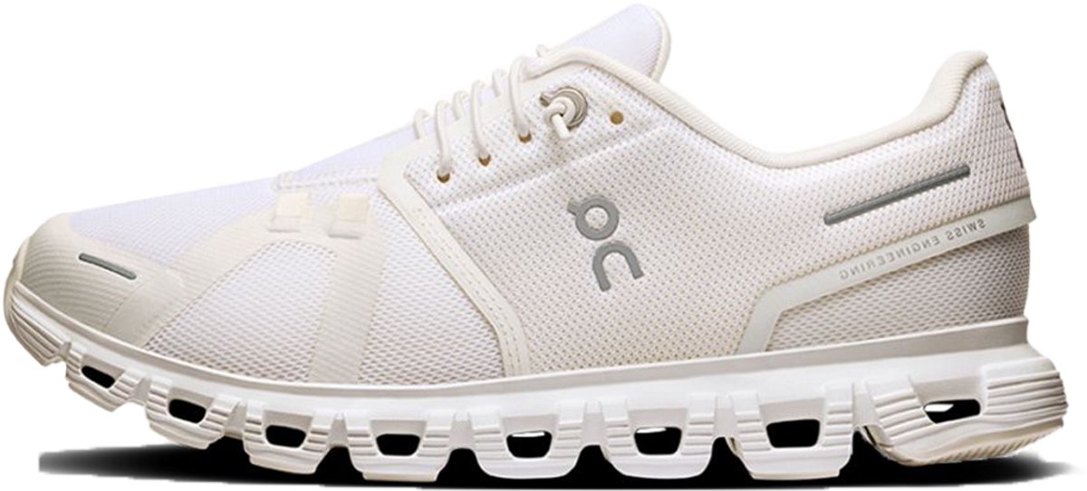 On Cloud 6 Chaussures de Course Femme T.38 Blanches – Légères, Confortables & Idéales pour l'Entraînement de Course