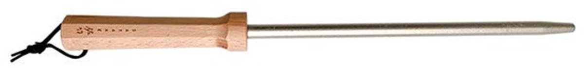 Satake Pierre à aiguiser en diamant avec poignée en bois Satake 23 cm