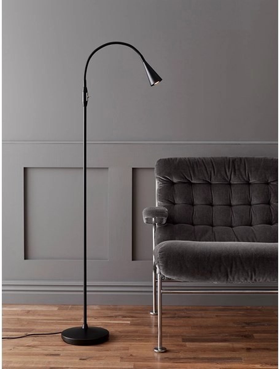 Belid Lampadaire Ledro Noir mat