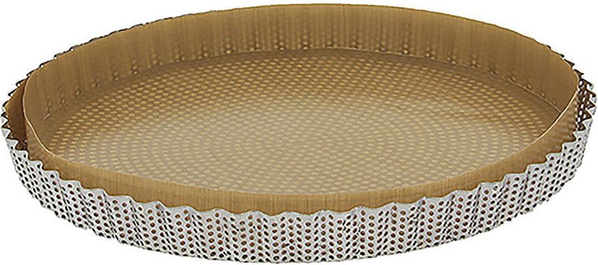 De Buyer Moule à tarte avec fond amovible Ø28 cm