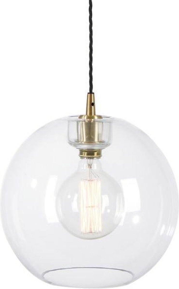 Belid Suspension Gloria Ø32 cm Laiton-verre couleur fumée