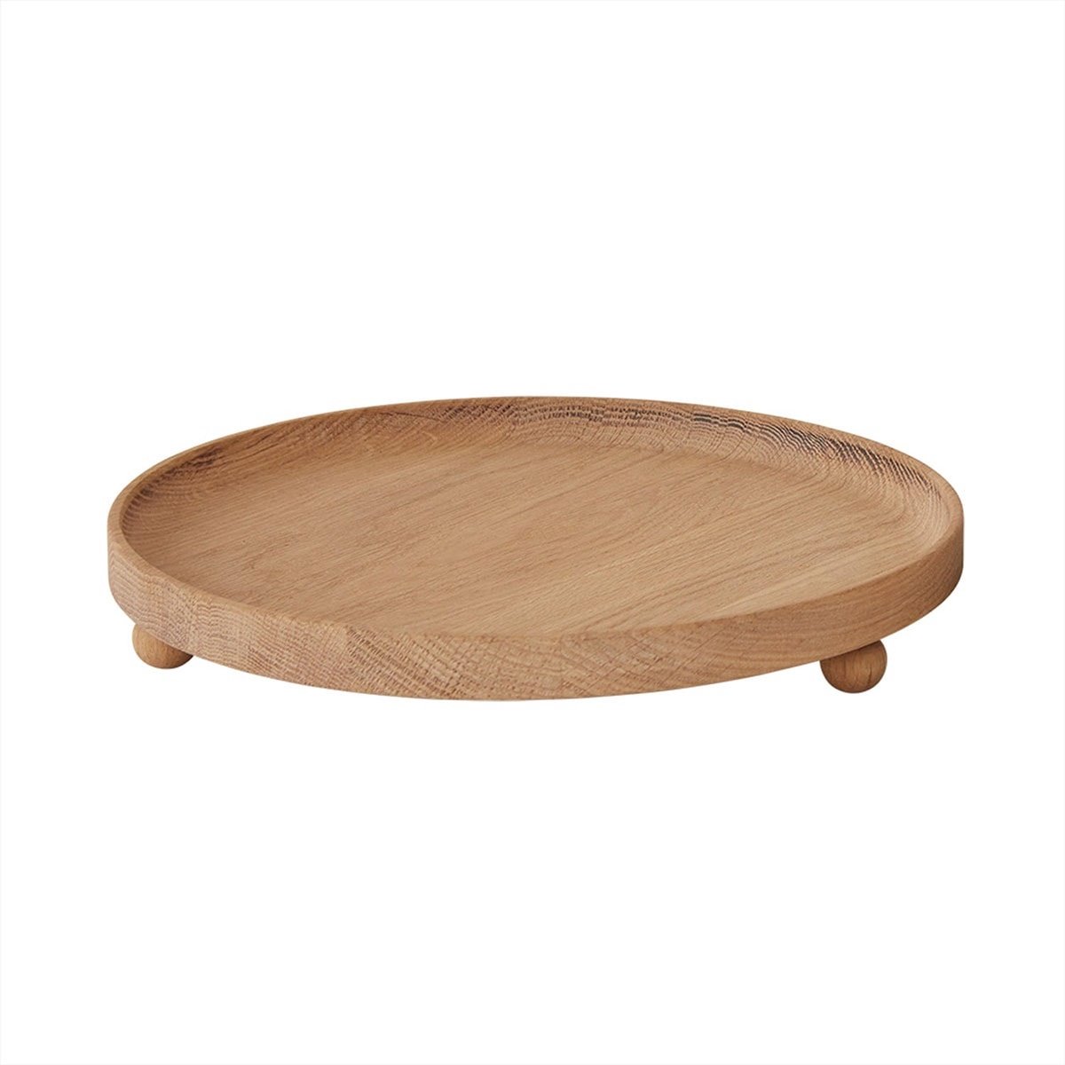 OYOY Plateau rond en bois Inka Ø30 cm Nature