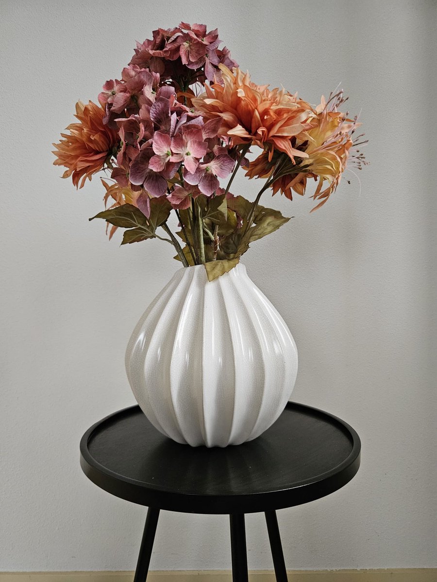 Broste Copenhagen Vase Wide smoked pearl 30 cm