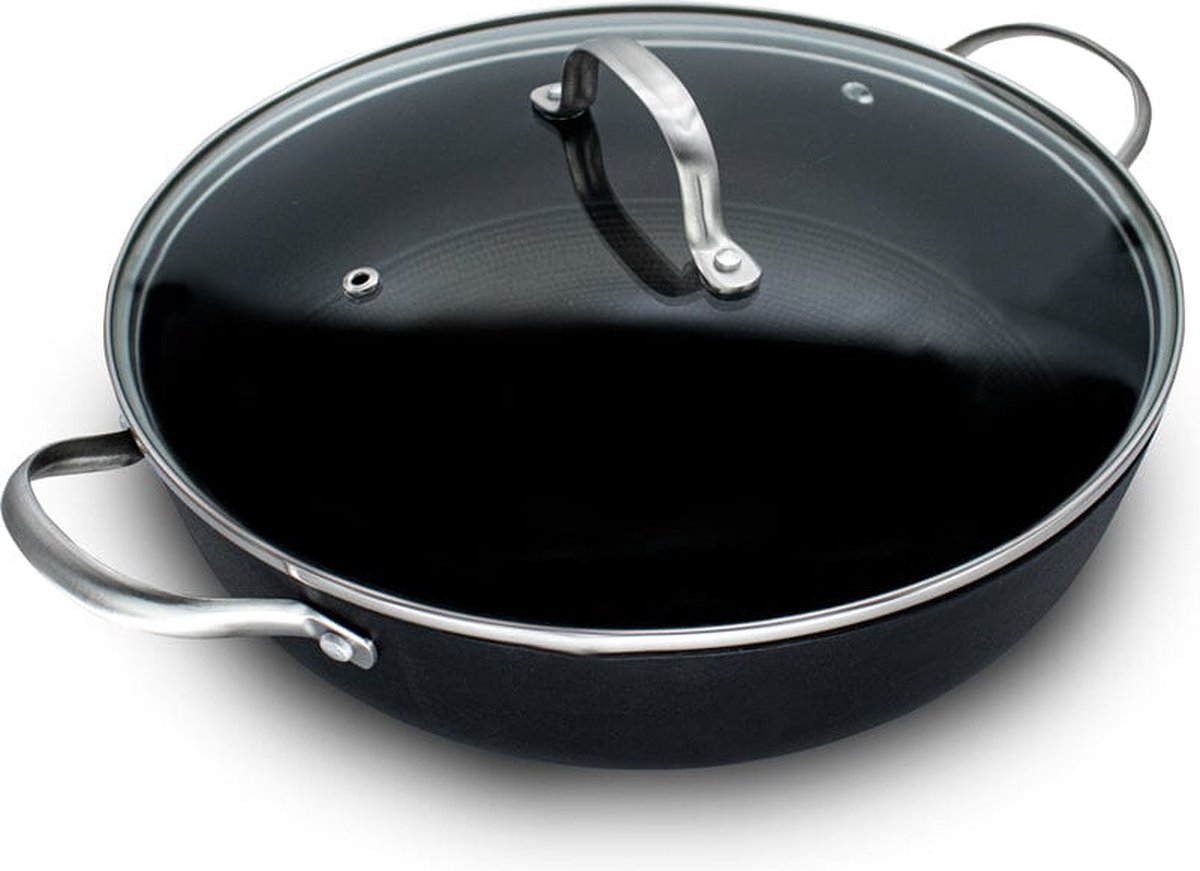 Satake Satake Casserole sautés avec couvercle en verre 2 pièces 4 L