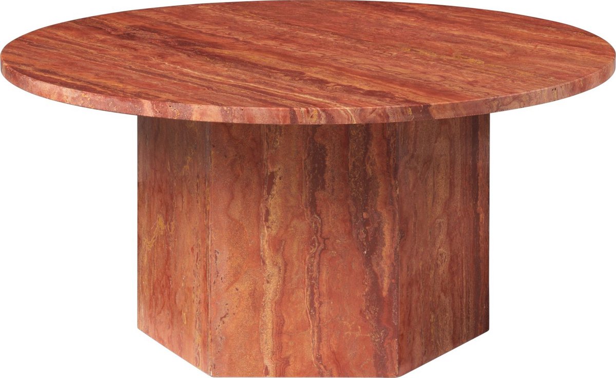 GUBI Table basse Epic Red, Ø80