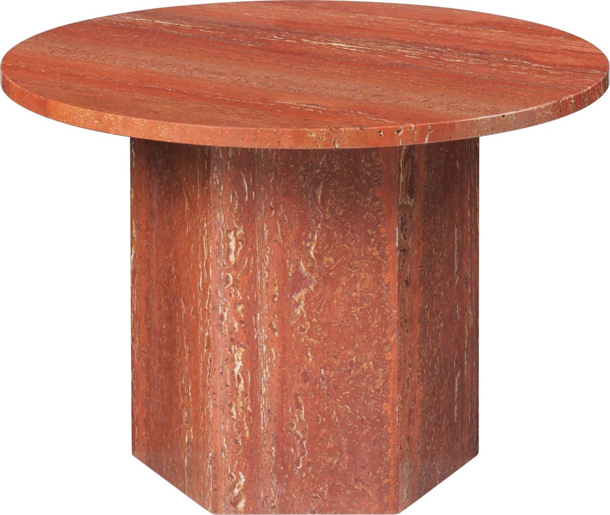 GUBI Table basse Epic Red, Ø60