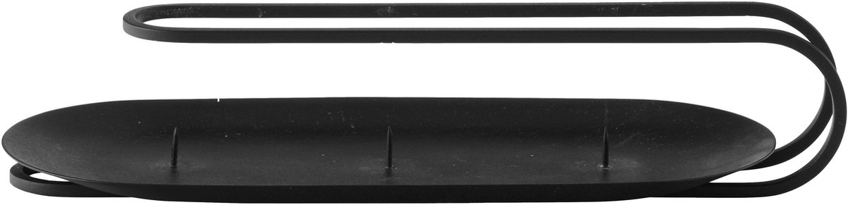 Audo Copenhagen Bougeoir pour 3 bougies Clip 5 cm Noir