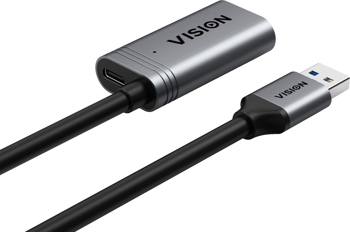 Vision - USB extension cable - USB Type A to USB Type A - 5 m