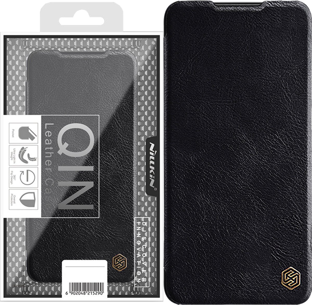 Nillkin Qin Case for Xiaomi Redmi Note 11 Pro+ (China) / Redmi Note 11 Pro (China) / Mi11i HyperCharge Flip - Black