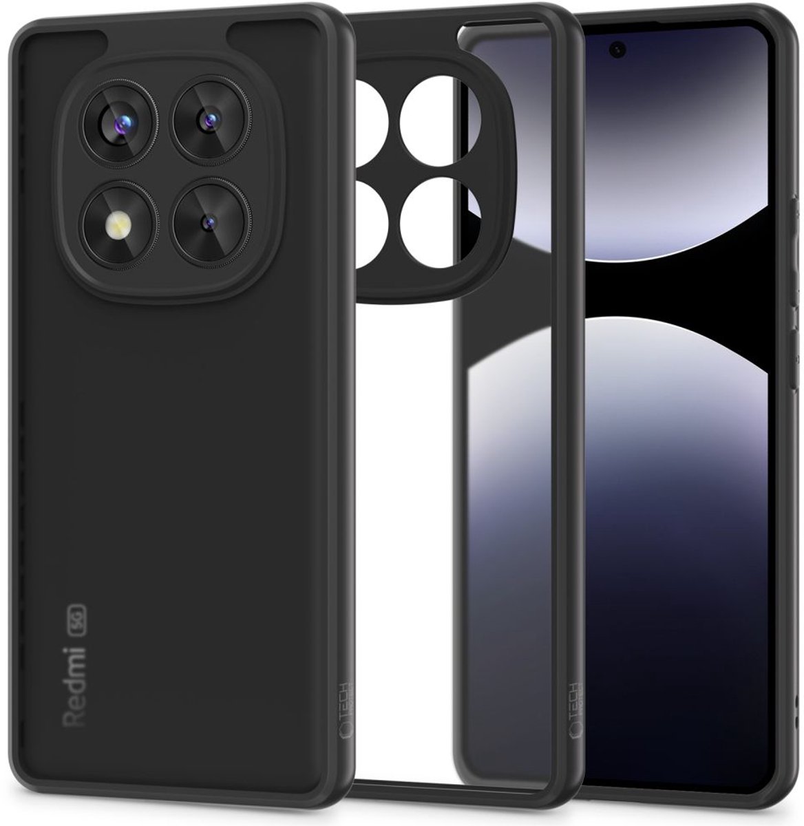 Tech-Protect MagMat Case for Xiaomi Redmi Note 14 Pro 5G / Poco X7 5G - matt black