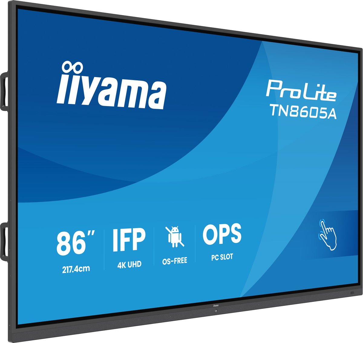 iiyama ProLite TN8605A-B1AG 86" Class (85.6" viewable) LED-backlit LCD display - 4K - for digital signage / interactive communication