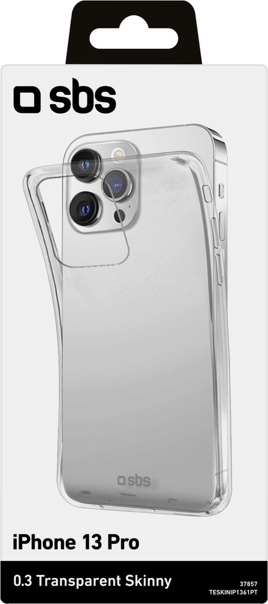 SBS Skinny cover til iPhone 13 Pro® - Gennemsigtig