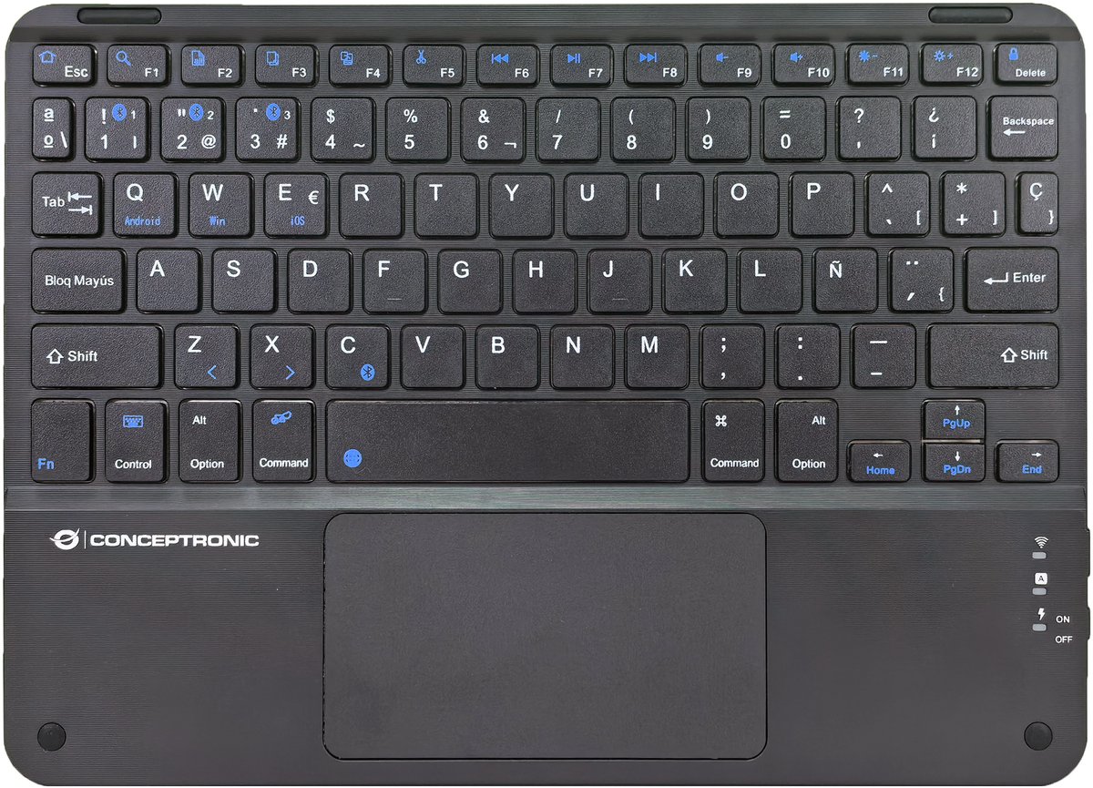 Conceptronic TOBIN01BES - Tastatur - Spansk - Sort