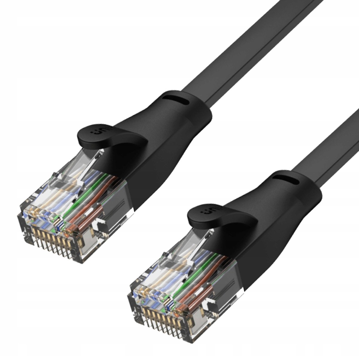 Unitek network cable - 10 m - black - Sort - 10m