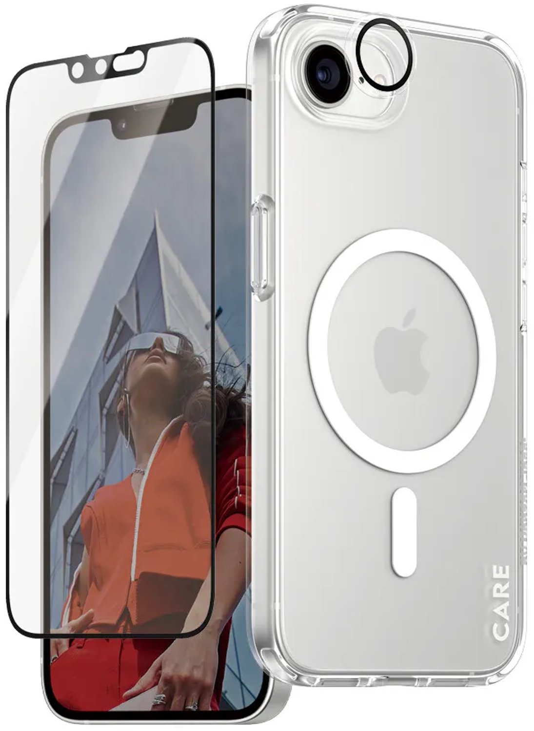 CARE by PanzerGlass Flagship 3-in-1 Bundle iPhone 17e | 16e