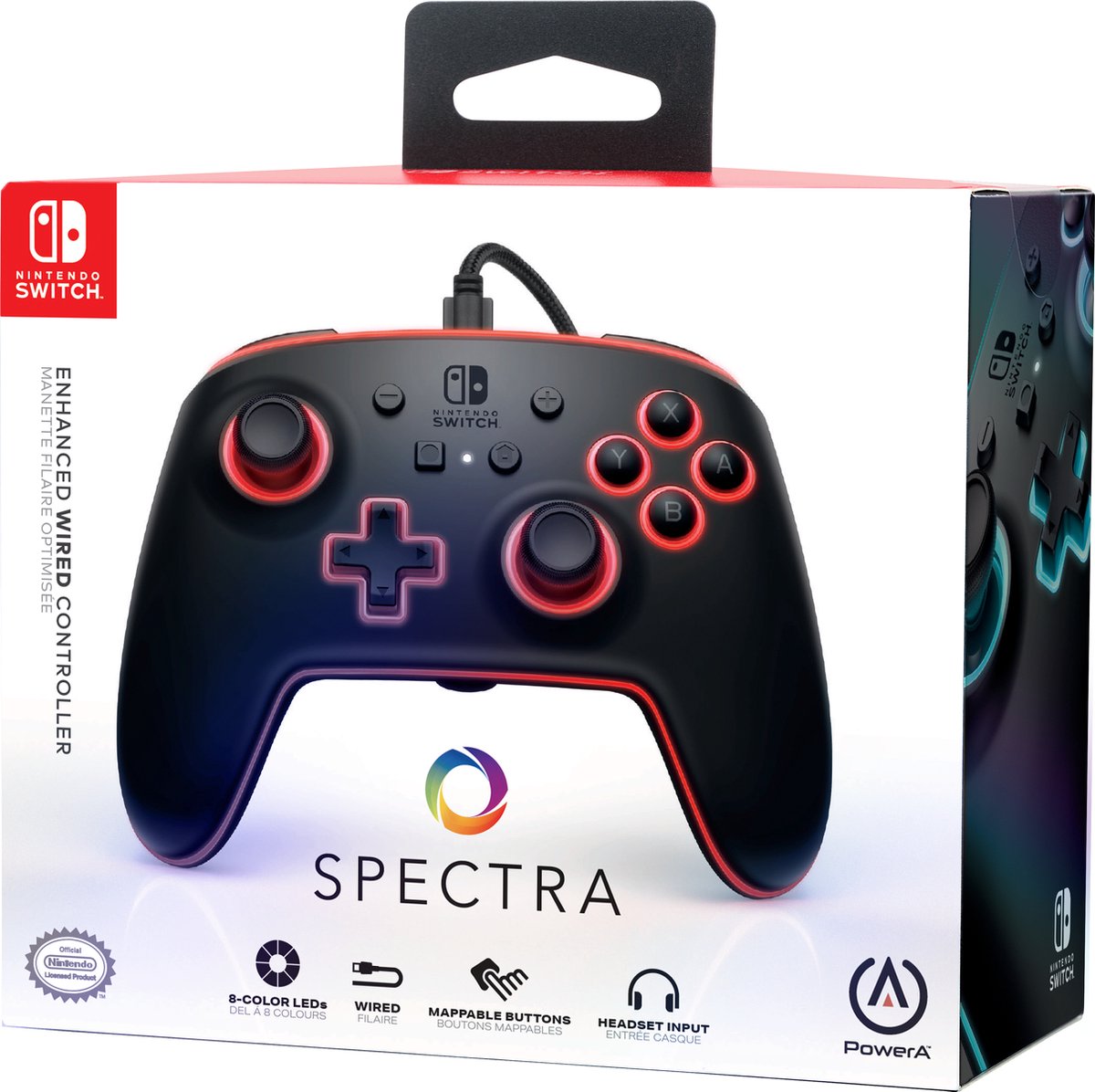 PowerA Spectra Enhanced kablet controller til Nintendo Switch - Wired Controller - Nintendo Switch