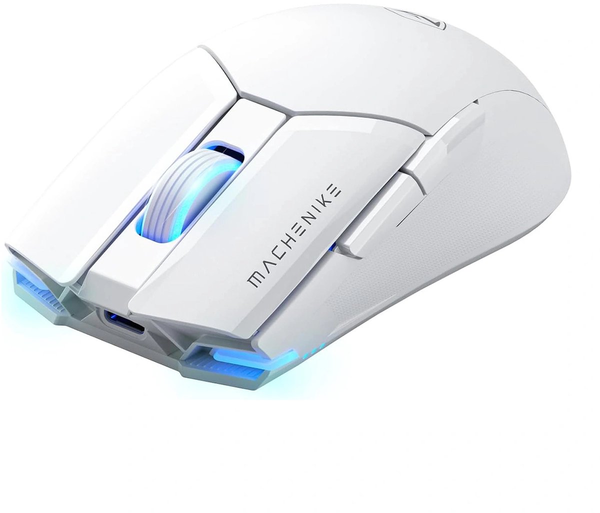 Machenike M7 Pro Wireless Gaming Mouse - White - 6 knapper - Hvid