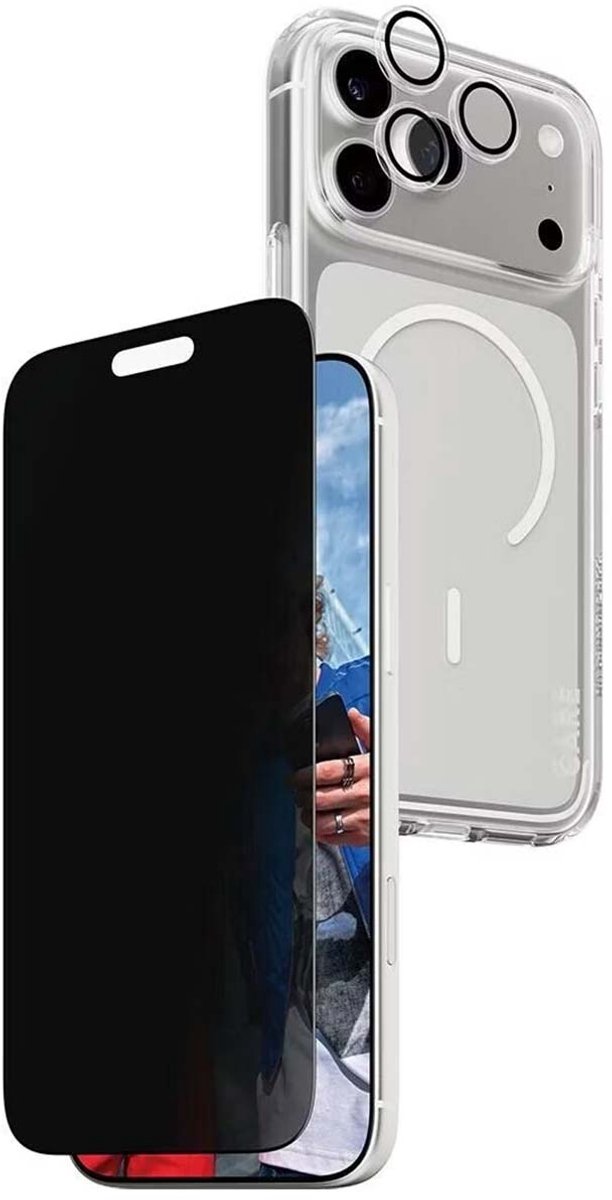PanzerGlass 3-in-1 Flagship Privacy Bundle iPhone 17 Pro Max
