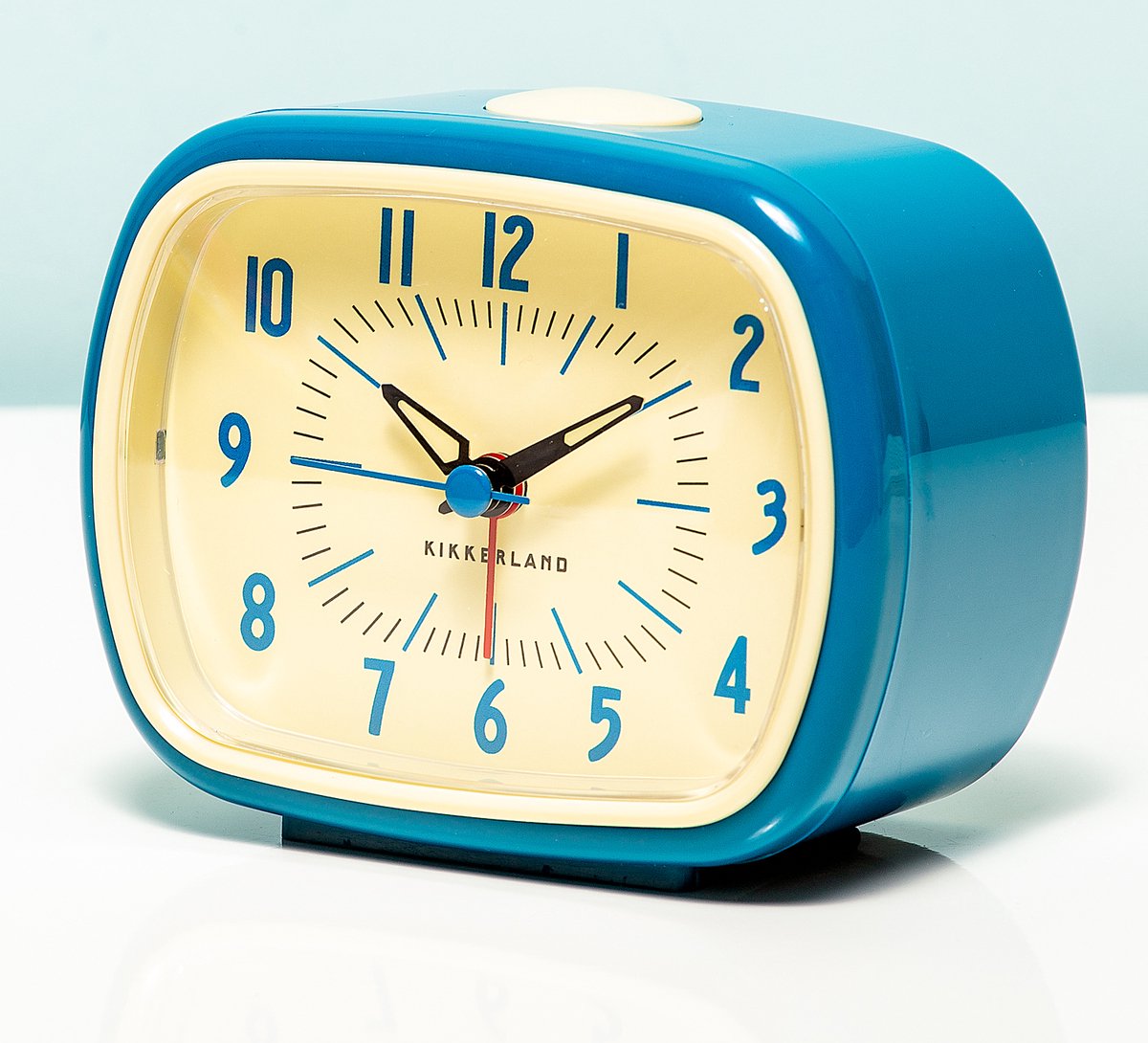 Kikkerland Retro Alarm Clock - Blue