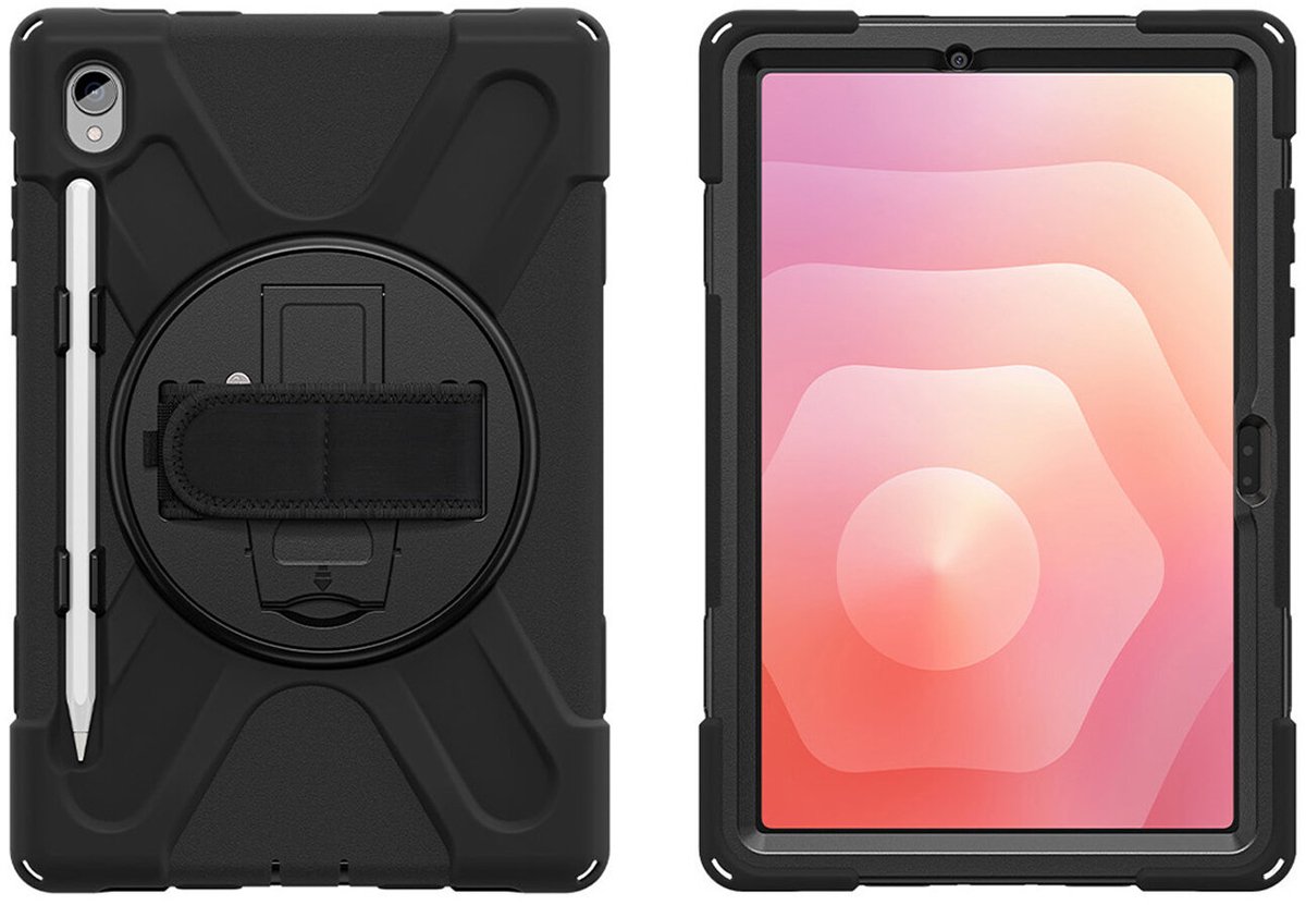 4Smarts Rugged Case Grip Protection décran Samsung Galaxy Tab S11 noir fonction socle 541767